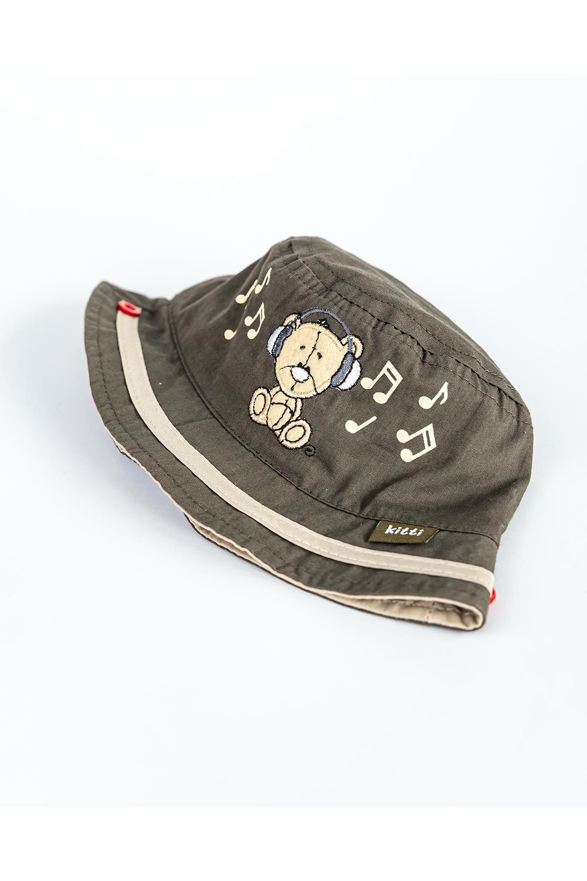 Bebek Şapkaları Ayıcık Figürlü Erkek Bebek Şapka Bebek Şapkaları Ayıcık Figürlü Erkek Bebek Şapka