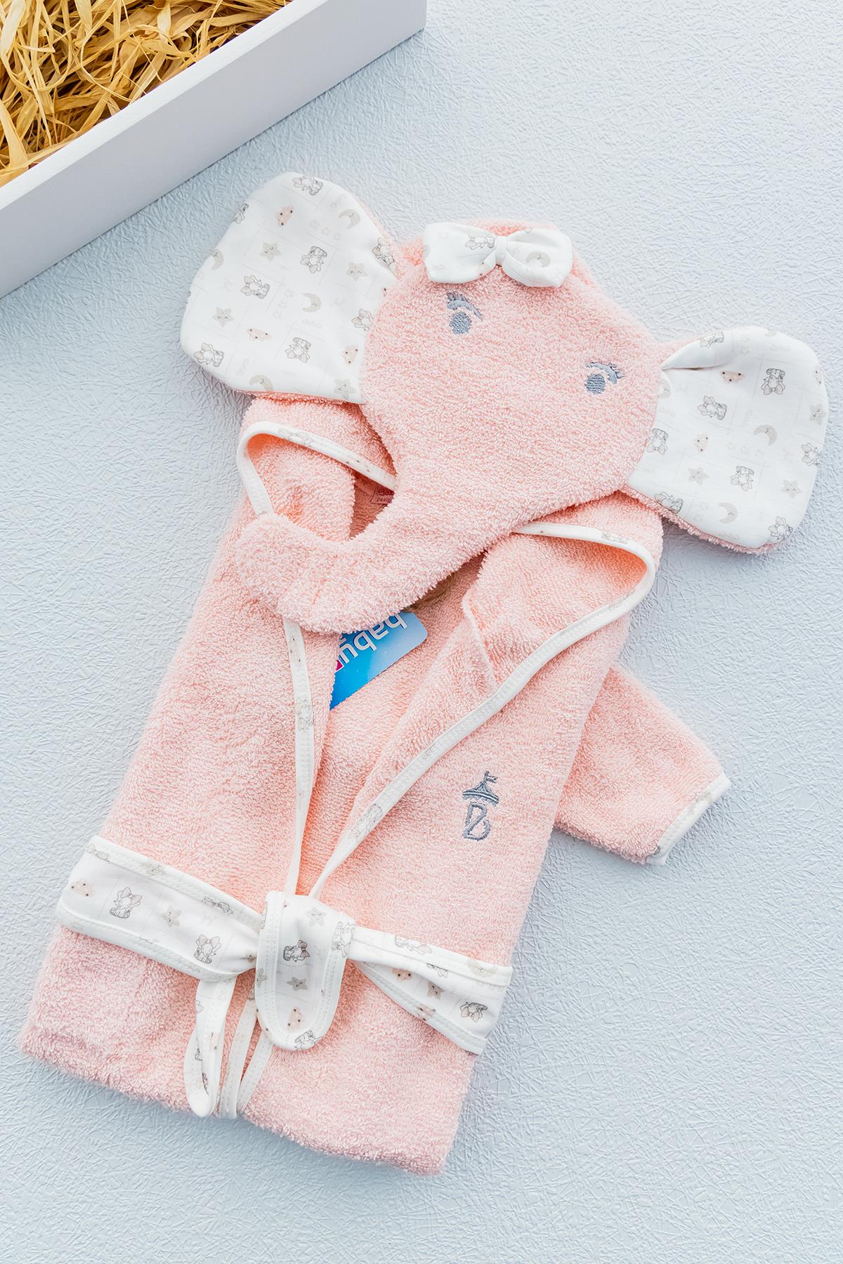 Babymod kız bebek bornoz