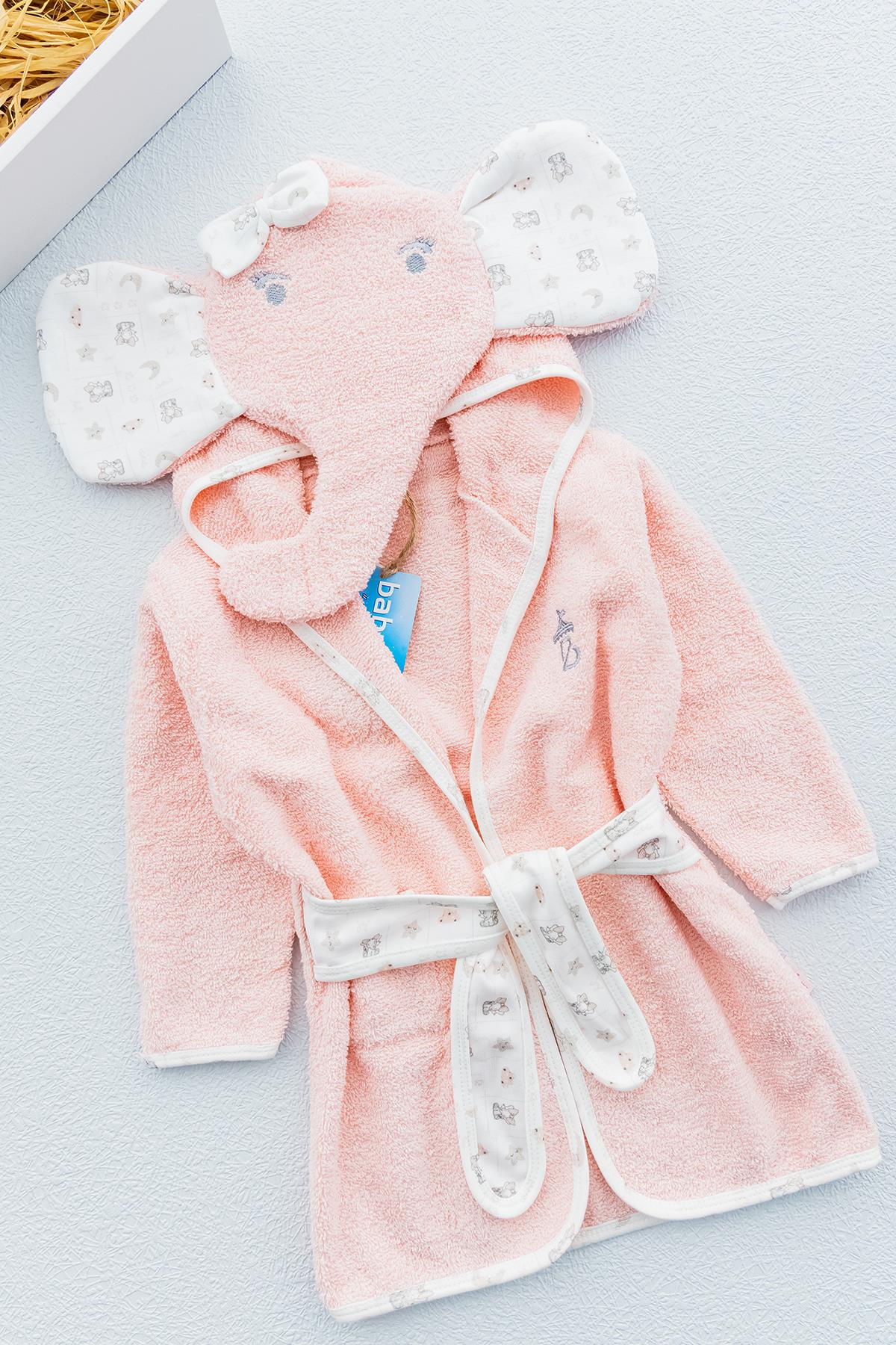 Babymod kız bebek bornoz