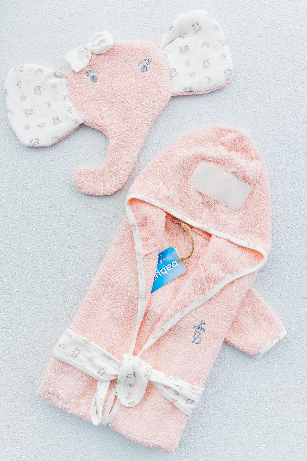 Babymod kız bebek bornoz