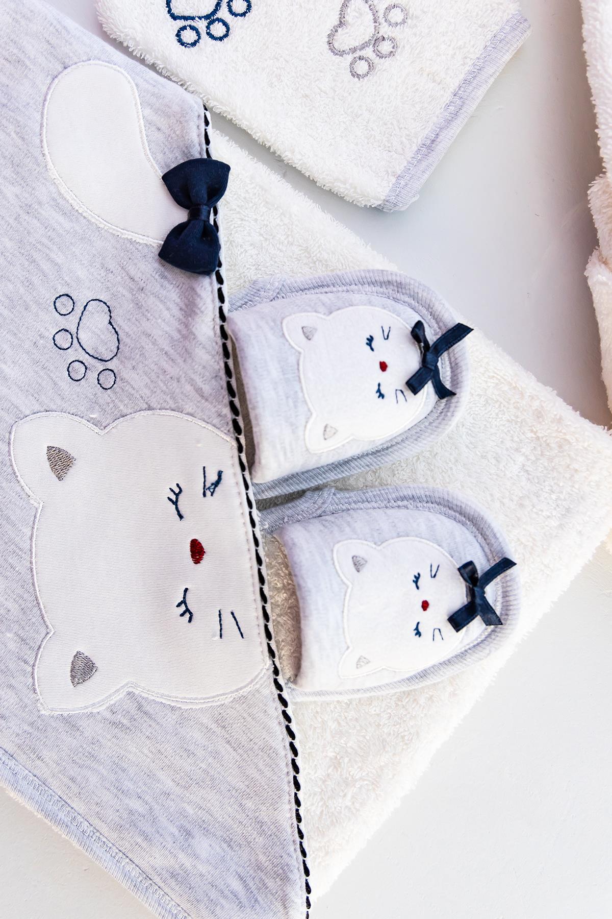 Babymod bebek havlu bornoz seti