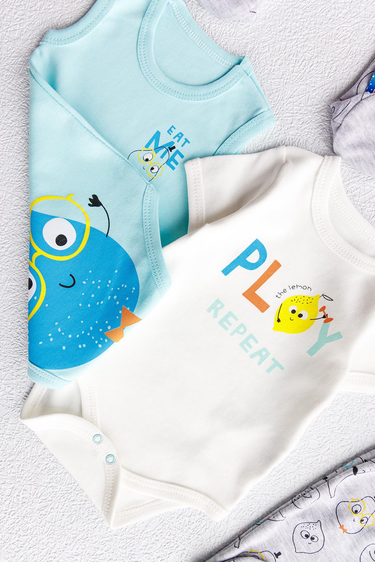 Bebek Hastane Çıkışı Bebek Setleri Limon Temalı 8