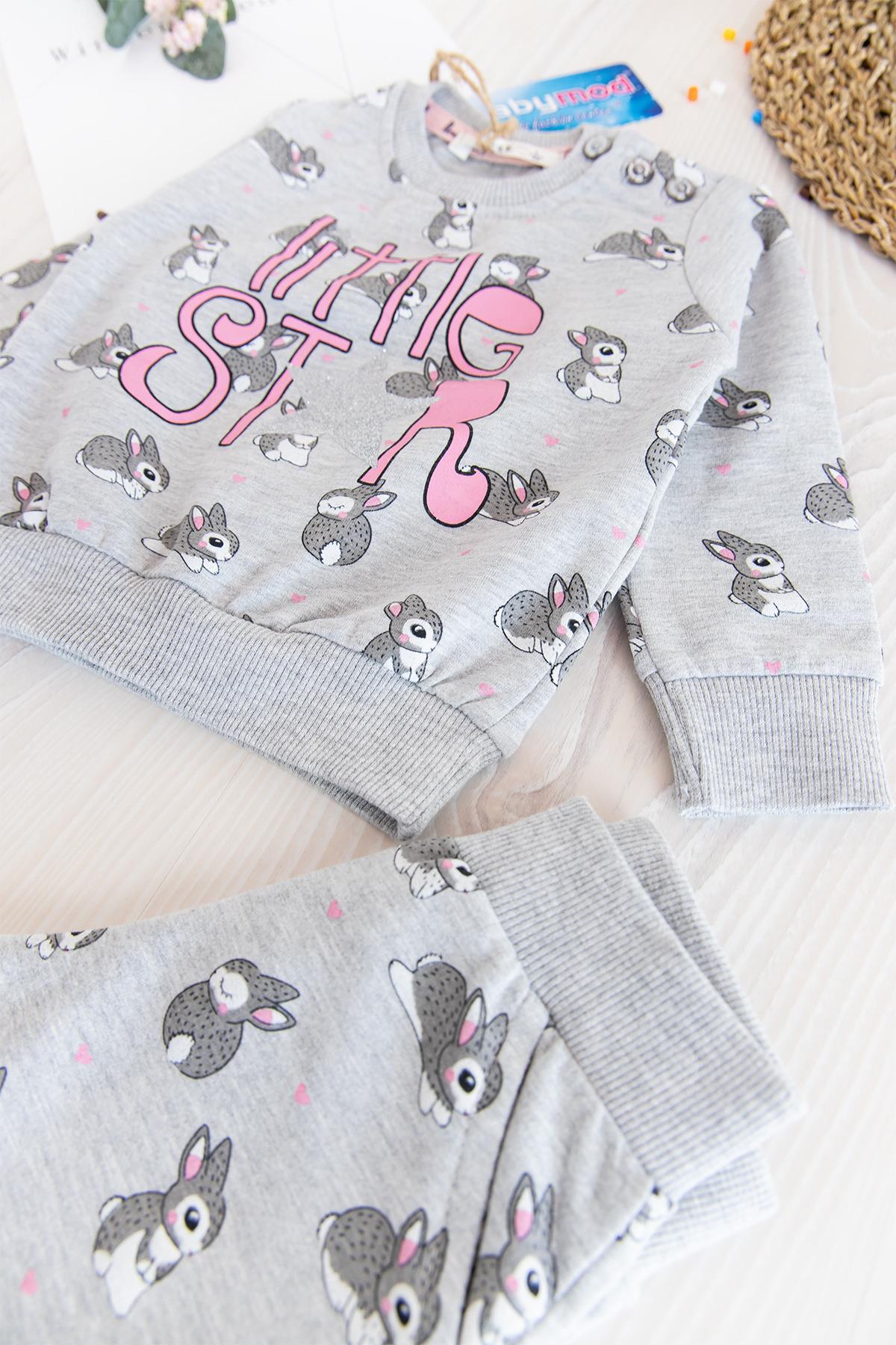 bebek takımları Little Star Tavşanlı Kız Bebek Takım