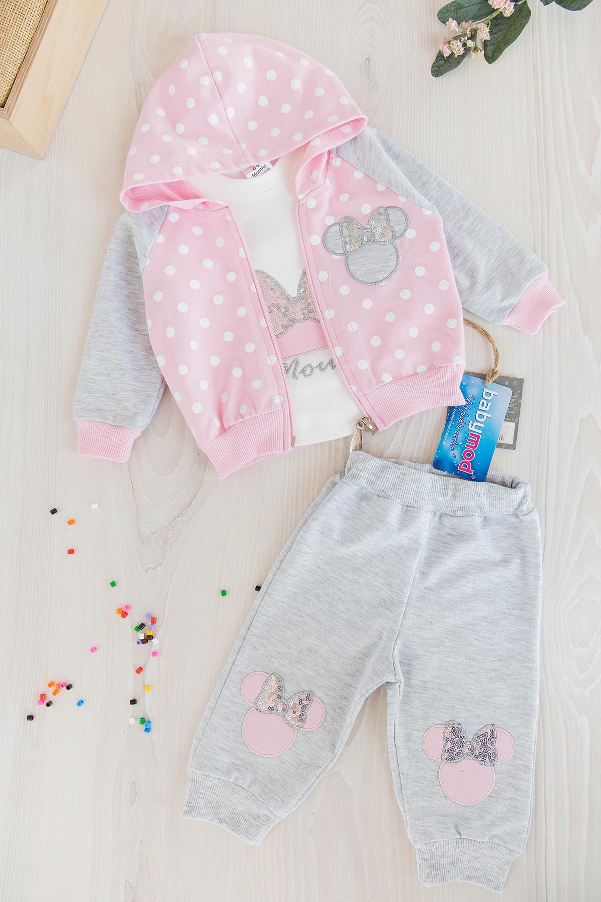 bebek takımları Minnie Mouse Kız Bebek Eşofman Takım